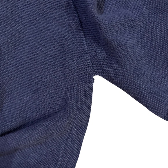 Polo Ralph Lauren Men's Navy Blue Custom Fit Polo Shirt Embroidered Wings Size M - Picture 8 of 11